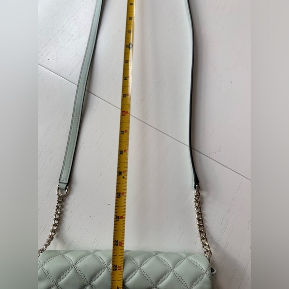Kate Spade Natalia Flap Turnlock Crossbody Bag Crystal Blue(Mint Green)! - Picture 10 of 13